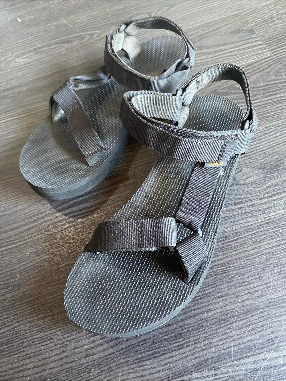 Teva Midform Universal Platform Sandals Black Women’s Size 8